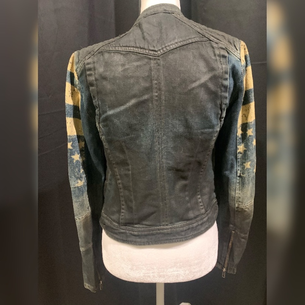 Multicolored Denim Jacket - Picture 3 of 5